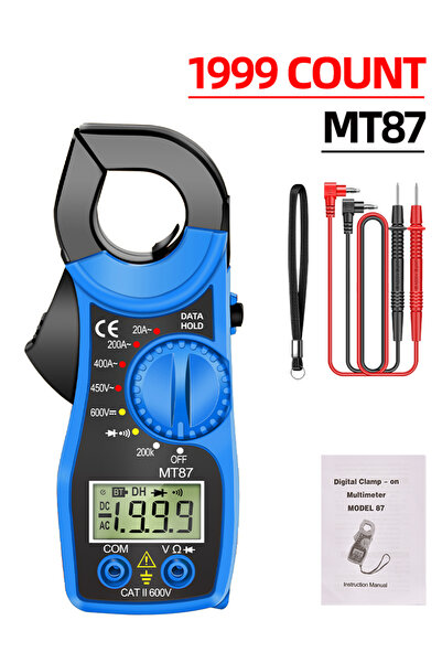 Choice مقياس التيار الكهربائي ANENG MT87 الأزرق، جهاز قياس متعدد محمول ANENG،...