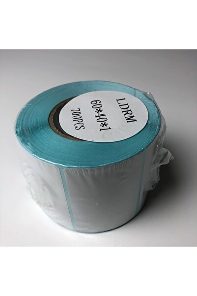 Choice6 1Roll 60x40mm 700PCS 20-50mm multi-size thermal label white blank lab...