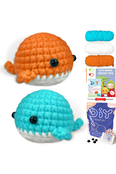 Choice7 Light Grey Animal sery Crochet Kit for Beginners Crochet Starter SET ...
