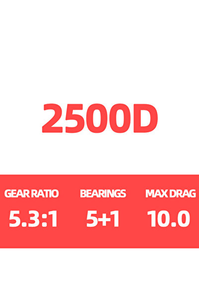 Choice19 بكرة صيد دايوا إكسيلر إل تي 2500 دي 2023، بكرة غزل، أقصى قوة سحب 5+1...