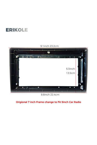 Choice5 7 to 9 1Din 2Din Vehicle Radio Fascia 9 Inch to 10 Inch 9 Inch 10 Inc...