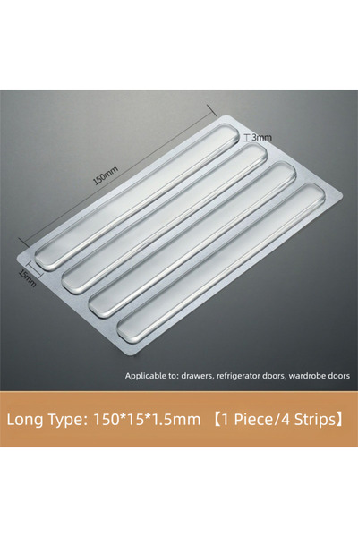 Choice1 وسادات وملصقات سيليكون طويلة مضادة للصدمات من فور رولز للاستخدام المن...