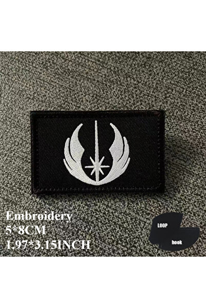 Choice45 1-3- سوار مطرّز بشعار كوكب الجيداي، صائد الجوائز ماندالور، بوبا فيت