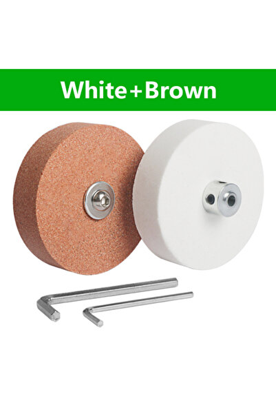 Choice مجموعة من قطعتين من ملحقات المطحنة الكهربائية باللونين الأبيض والبني، ...