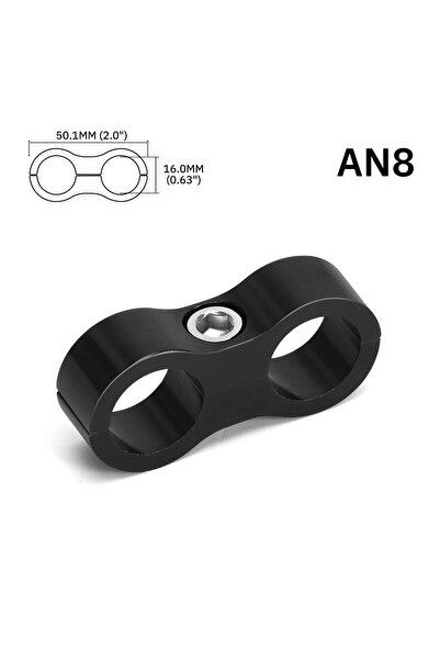 Choice6 فاصل أنابيب خراطيم الزيت والوقود والماء، أسود، قطعة واحدة، AN8، عالمي...