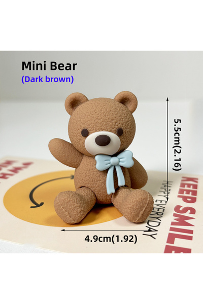 Choice13 Mini bear New Bear Cake Topper for Boy Girl Baby Shower Bear Theme D...