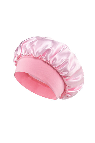 Choice10 Pink 1pcs Soft Silk Satin Lined Bonnet Large Satin Hair Bonnet House...