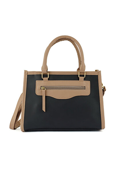london Rag Women Black Block Tote Bag