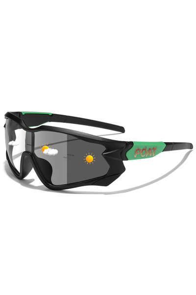 Choice9 AQ12 Men Women Photochromic Motorcycle Glasses Outdoor Sports Big Fra...