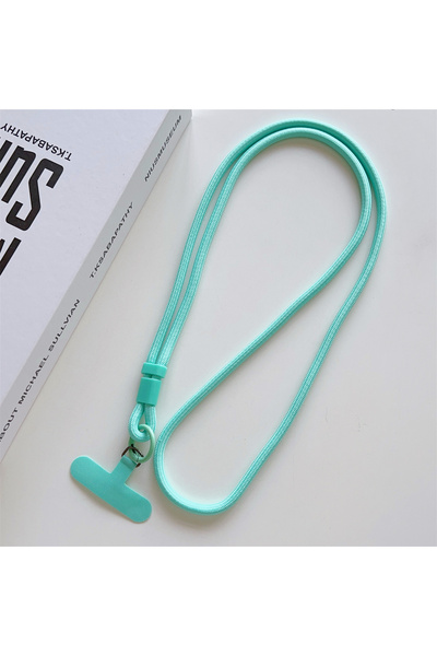 Choice5 حبل تعليق هاتف طويل عالمي أخضر اللون، قطعة واحدة، حبل للتعليق على الر...