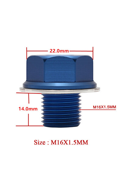 Choice1 مستشعر حرارة زيت المحرك للدراجات النارية M16X1.5MM، متوافق مع دراجة N...