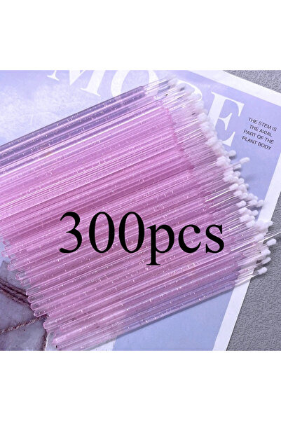 Choice15 300 قطعة من فرشاة الكريستال الوردية الدقيقة لإزالة الرموش، 100/300/5...