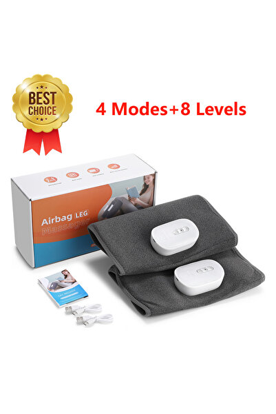 Choice5 جهاز تدليك الساق اللاسلكي بضغط الهواء بزاوية 360 درجة، قطعتان - 4 أوض...