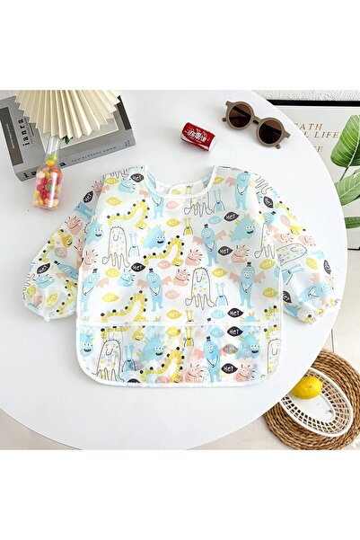 Choice7 0-3year style 6 Waterproof Full Sleeve Baby Bibs Children Apron Long ...
