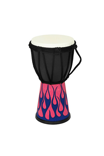 Choice3 طبلة أفريقية زرقاء من SLADE، مقاس 4 بوصات، طبلة يدوية للأطفال، هدية ط...