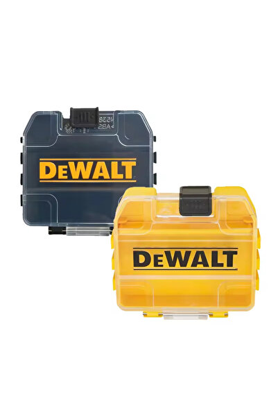 Choice صندوق تخزين صغير أصلي من ديوالت، أصفر وأسود، قطعة واحدة، لقم الثقب، عا...