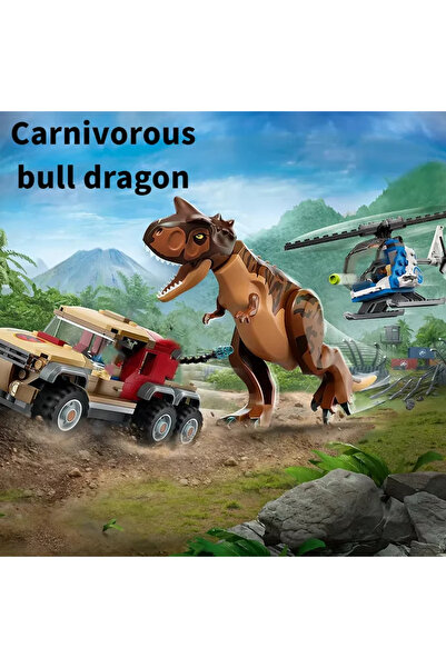 Choice17 مجموعة بناء ديناصورات متوافقة مكونة من 240 قطعة و3 مجسمات، تتضمن مكع...