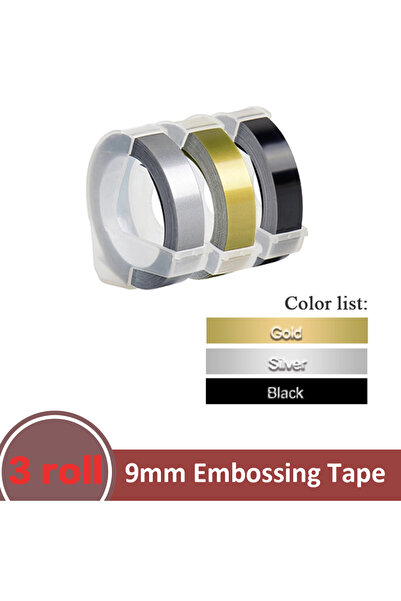 choice2 مجموعة متنوعة من 3 لفات، 4 قطع، شريط لاصق ثلاثي الأبعاد متوافق مع طاب...