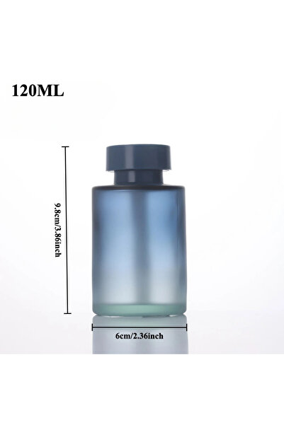 choice2 Glass Blue 120ML Home Fragrance Diffuser Empty Bottle Party Gifts Gla...