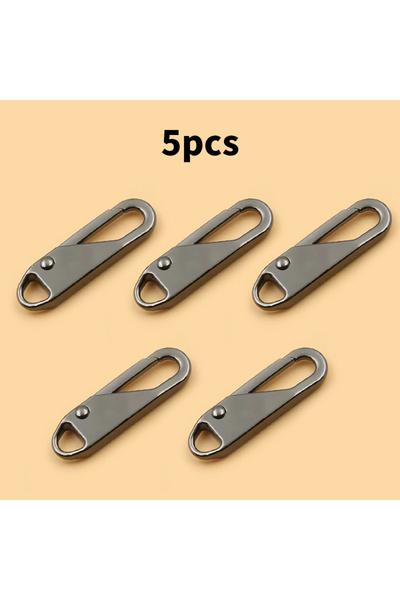Choice3 3.7cm 1.45in Gun black 5pcs Zippers Head Universal Instant Zipper Rep...