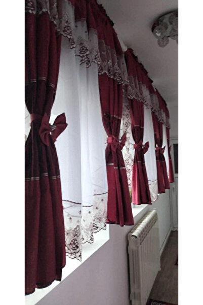 OEM Set unic de perdele + draperii decorative pentru sufragerie dormitor, LAT...