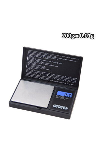 choice2 ميزان إلكتروني صغير من الفولاذ المقاوم للصدأ، وزن 200 غرام × 0.01 غرا...