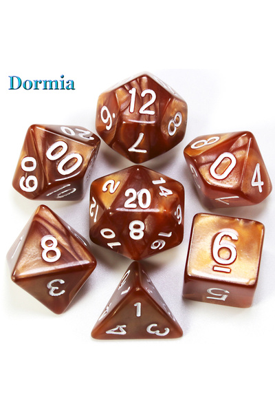 Choice8 نرد A14 مخصص، نرد رخامي DND بألوان متنوعة متوفرة، بتأثير رخامي جميل و...