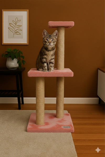 petlocations 86 cm Two-Tier Cat Scratching Platform