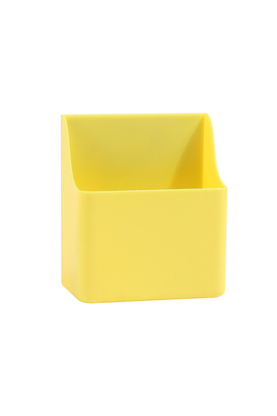 Choice3 صندوق تخزين أقلام السبورة البيضاء المغناطيسي الأصفر ذو سعة كبيرة وحام...