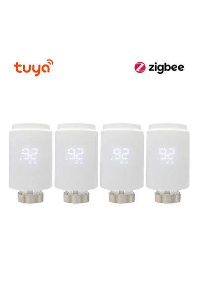 choice2 صمام ترموستاتي ذكي من تويا ME172 (4 قطع) بتقنية Zigbee 3.0، مناسب للم...