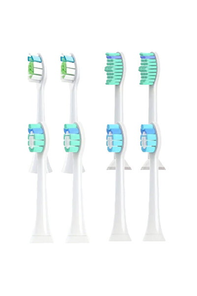 Choice6 عبوة متنوعة تحتوي على 8 قطع من رؤوس فرشاة الأسنان البديلة لفرشاة الأس...