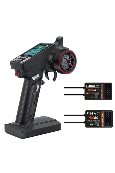 choice2 جهاز تحكم عن بعد Hot RC CT-8A ثماني القنوات بتردد 2.4 جيجا هرتز، مزود...