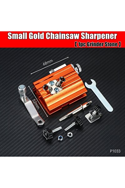 Choice3 أداة شحذ سلاسل المناشير الصغيرة المحمولة باللون الذهبي، مصنوعة من سبا...