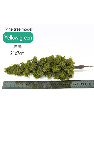 Choice6 21 سم رقم 196 قطعة واحدة 14/21 سم نموذج شجرة سلكية نموذجية لتخطيط قطا...