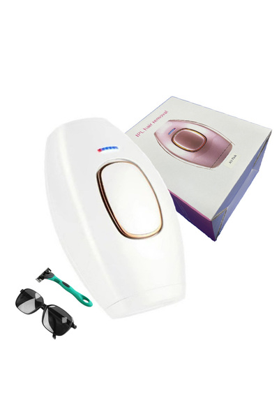 Choice9 جهاز إزالة الشعر بالليزر بتقنية IPL، أبيض اللون، مزود بقابس أوروبي، ر...