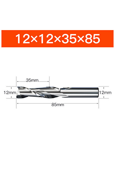 Choice1 2011091165 HUHAO 4 6 8 20mm HRC65 قاطع تفريز HSS M2 طرفي من الكربيد ذ...