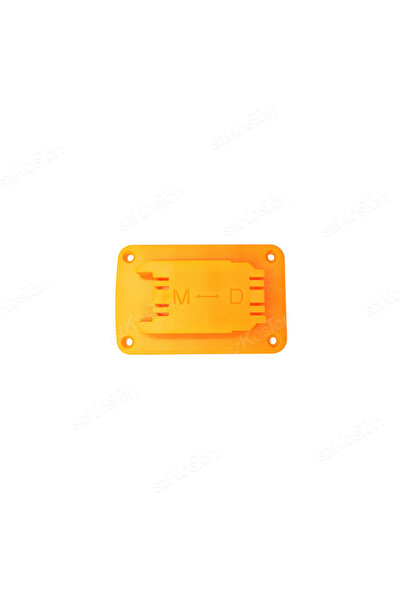 Choice4 قطعة واحدة صفراء اللون، حامل بطارية لأداة الحفر يُثبّت على الحائط، مت...