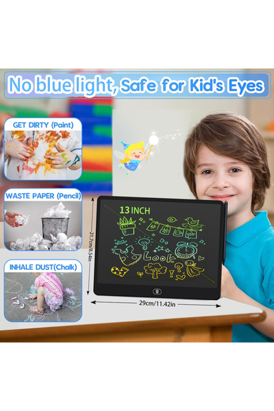 Choice11 لوح كتابة LCD أسود مقاس 13 بوصة، 16/13/11 بوصة، لوح رسم للأطفال، لوح...