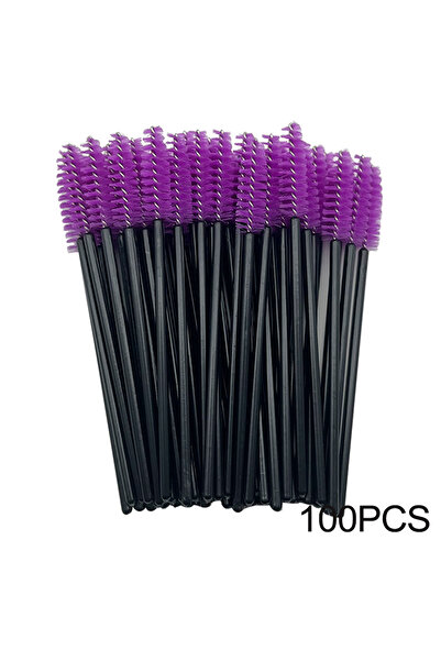 Choice4 فرشاة رموش بنفسجية بالجملة، 100 قطعة، فرشاة تمديد الرموش، 100/300 قطع...