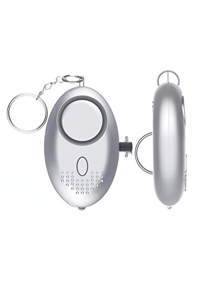 Choice5 جهاز إنذار فضي للدفاع عن النفس، مضاد للذئاب، للفتيات والأطفال والنساء...