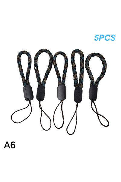 Choice4 5pcs Army green 5Pcs Hand Wrist Lanyard String Short Grip XYun Lanyar...