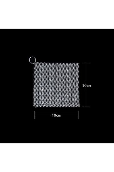 choice2 منظف ​​ستانلس ستيل 10 × 10 لتنظيف أواني المطبخ، أدوات غسيل الستانلس س...