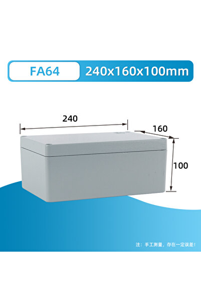 Choice FA64 240x160x100 IP67 Waterproof Metal Box Outdoor High Temperature Re...