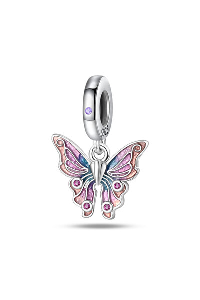 Choice1 PAC938 New 925 Silver Fashion Pink Princess Skirt Bag Lipstick Charms...