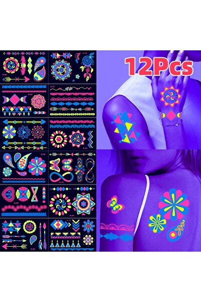 Choice7 NL-WL-S7 4/8/12/24 قطعة ملصقات وجه فلورية على شكل زهرة، مقاومة للماء،...