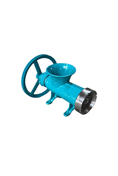 broman cast iron meat grinder, no. 32, with wheel