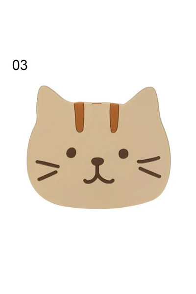 choice2 كما هو موضح، قطعة واحدة، 3 قواعد أكواب للمشروبات بتصميم قطة كرتونية، ...