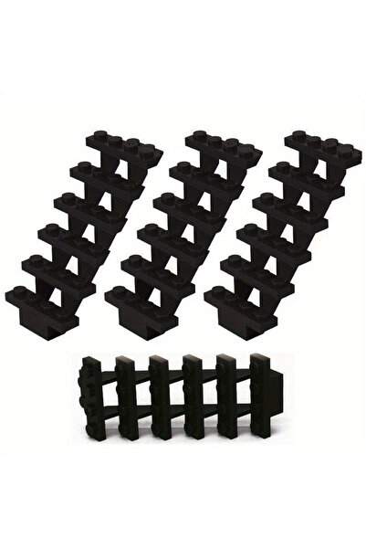 Choice3 8 قطع سوداء من مكعبات بناء السلالم 7x4x6، سلالم منزل مستقيمة مفتوحة 3...