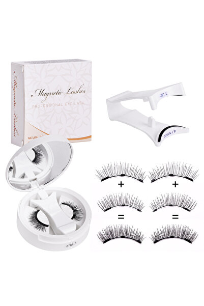 Choice3 CT-07 Magnetic Eyelashes Set Reusable Easy to use Eyelash Extension T...