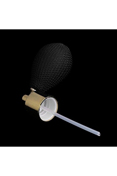 Choice3 زجاجة عطر سوداء قصيرة قطعة واحدة مع بخاخ ومضخة رذاذ وأنابيب بديلة للنساء